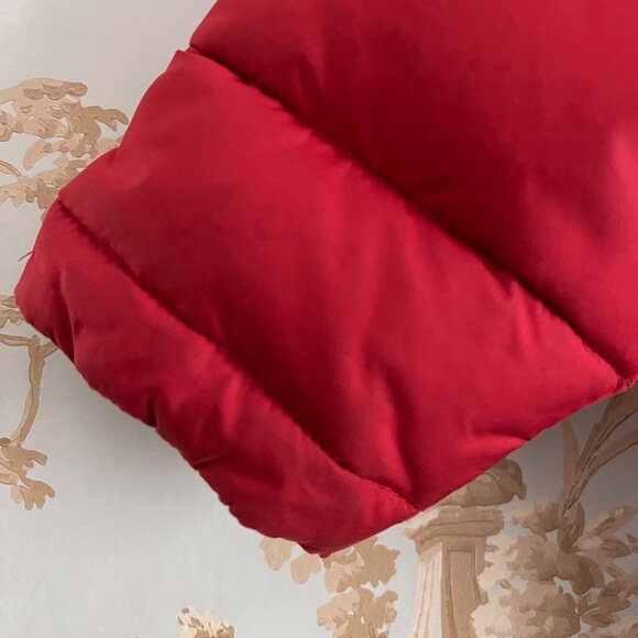 Polo By Ralph Lauren Boys Red Down Puffer Jacket Size 18M Hooded Winter Coat - Picture 10 of 16